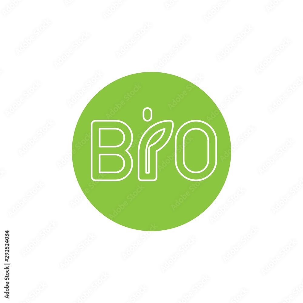 Bio flat vector icon. Ecology flat vector icon Bio flat vector icon. Ecology flat vector icon