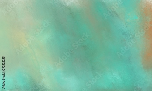 abstract dark sea green, medium aqua marine and ash gray colored diffuse painted background. can be used as texture, background element or wallpaper