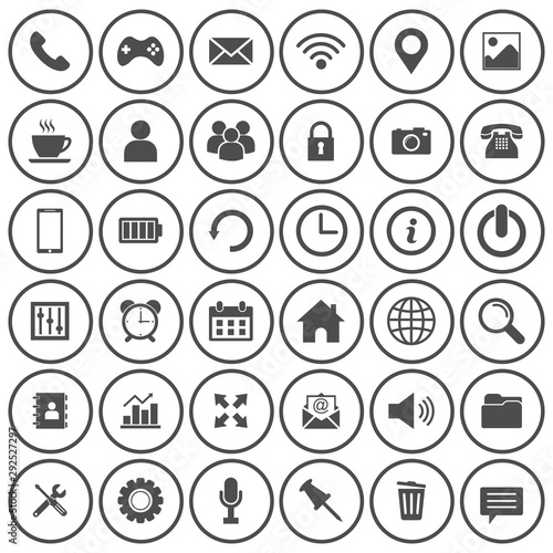 web icon set vector design symbol