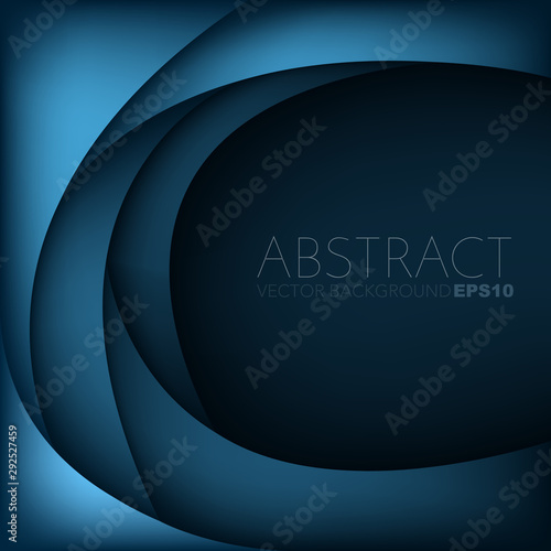 abstract blue background with place for your text