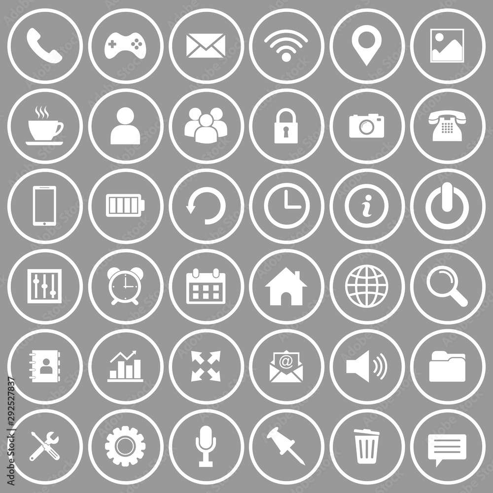 web icon set vector design symbol web icon set vector design symbol
