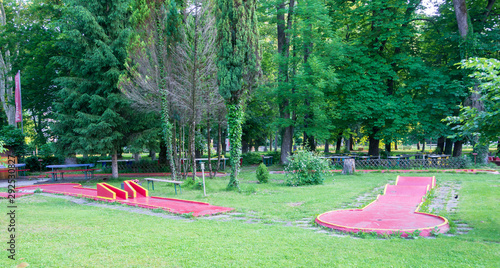 Free public minigolf at Salzburg, Austria photo