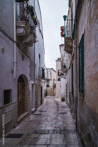 Grottaglie  Italy - August 2019  Historic center of Grottaglie in Puglia during a morning in August