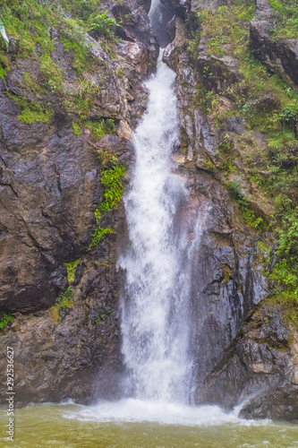 Thongphaphum national park Jokkradin waterfall near Etong village at kanchanaburi city Thailand photo