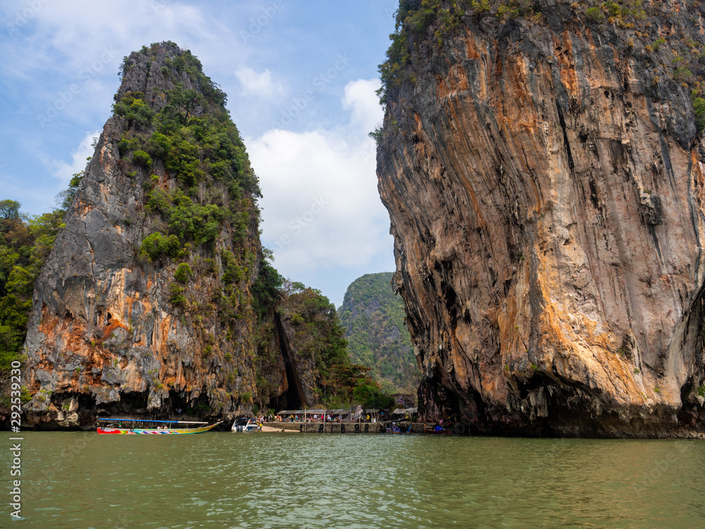 Island andaman sea in Phangnga Thailand : March 2019 Island andaman sea in Phangnga Thailand : March 2019
