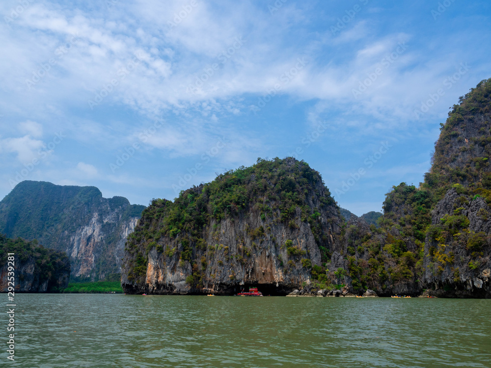 Island andaman sea in PhangNga Thailand : March 2019 Island andaman sea in PhangNga Thailand : March 2019