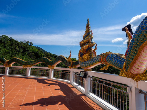 Suwan Khiri Wong Temple (Patong Temple) in city Patong on island Phuket, Thailand. March 2019