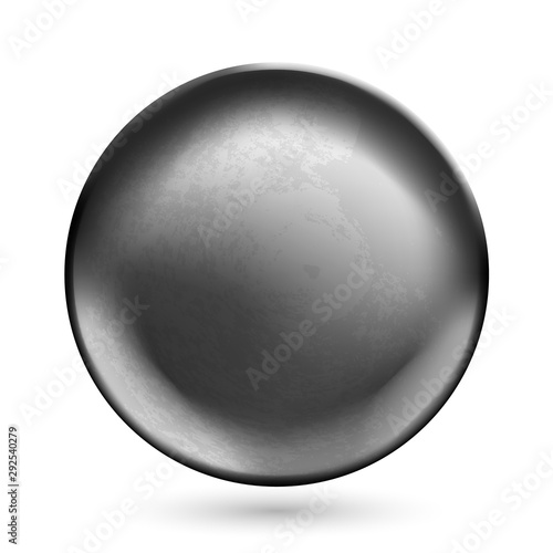 Metal Concave Button Icon Template Texture Vector