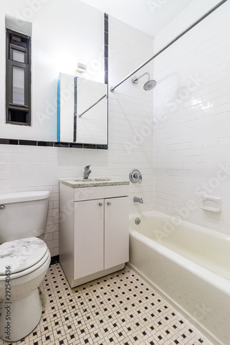 interior of modern bathroom