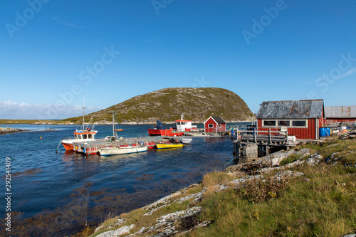 cottage on island Heroy  Norway