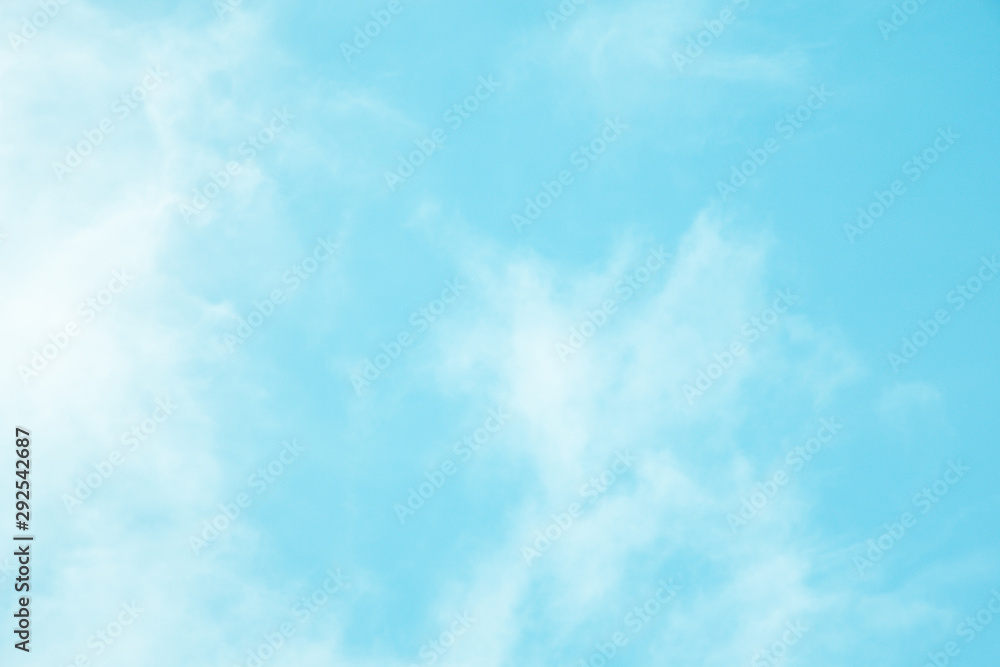 The sky is bright blue, the clouds are soft, the light is used as a background image. The sky is bright blue, the clouds are soft, the light is used as a background image.