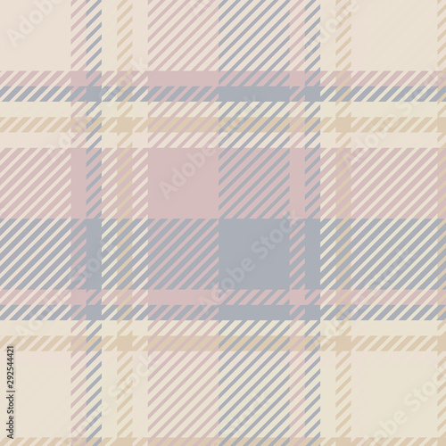 Plaid or tartan vector is background or texture in many colo