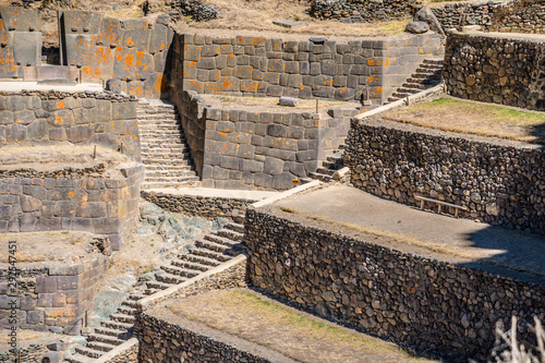Ollantaytambo fortress ruins  Sacred Valley  Cusco  Peru  South America