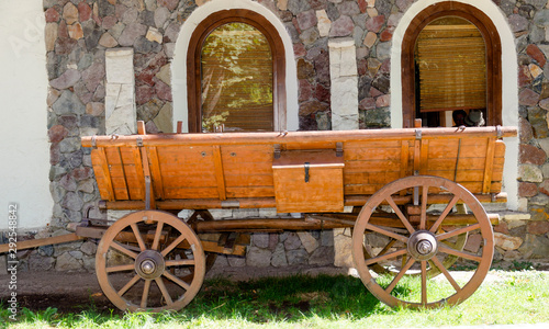 rural wooden cart
