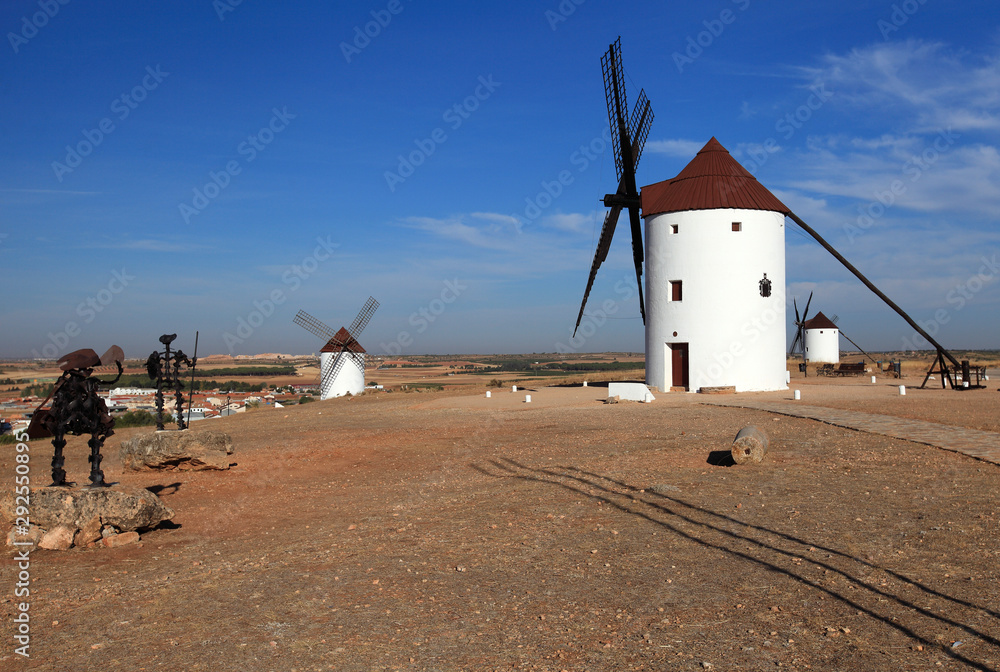 Don Quixote’s Windmills in La Mancha, Spain