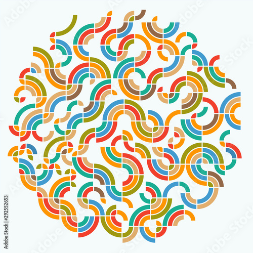 Colorful geometric backgrou...