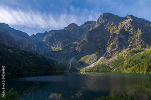 Morskie Oko, magic lake in the Tatra mountains © sebhu