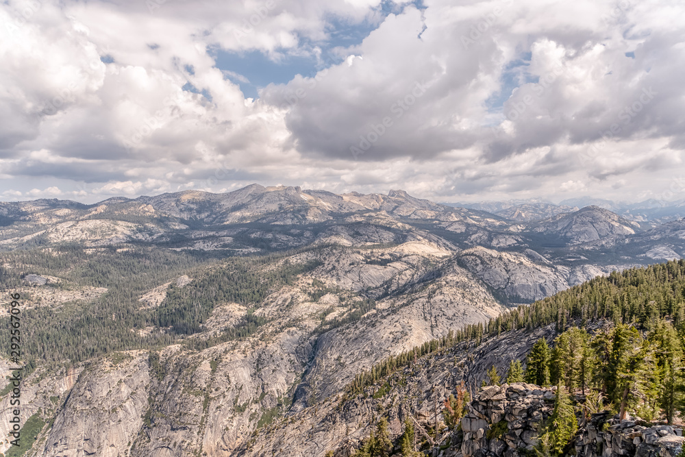 Awesome views all around Yosemite National Park in California