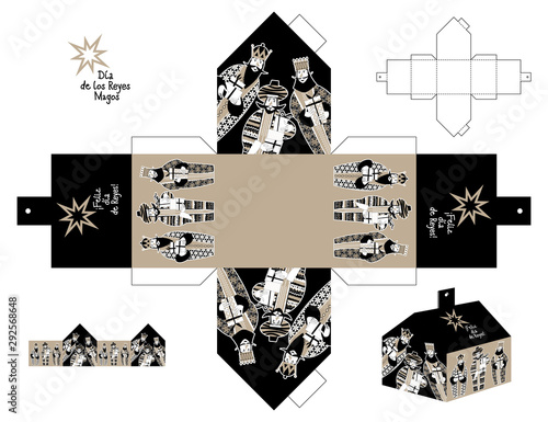 Fényképezés Three biblical Kings: Caspar, Melchior and Balthazar