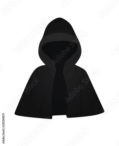 Black mantle. vector illustration