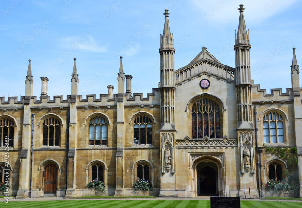 King's College buildings in Cambridge, United Kingdom