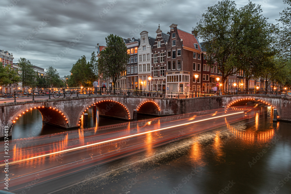 Obraz premium Canal Amsterdam
