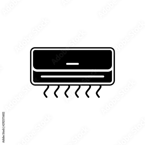 ac icon trendy flat design