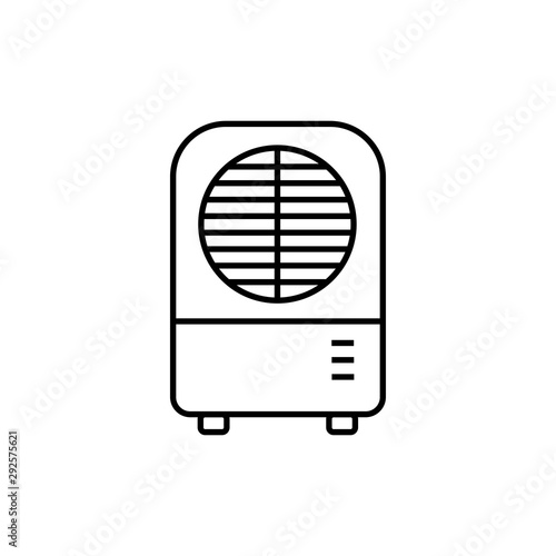 ac icon trendy flat design