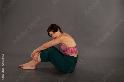 Brunette girl portrait with emotions © Сергей Луговский