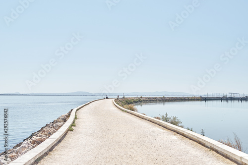 View on Tagus river near Vasco da Gama bridge