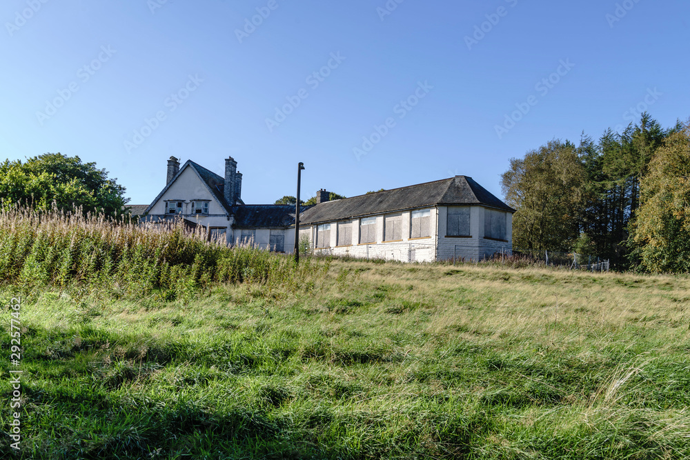 Part of Bangour Village Hospital; Dechmont, near Livingston, Scotland. The site has been unused since the last patients in 2004.. Part of Bangour Village Hospital; Dechmont, near Livingston, Scotland. The site has been unused since the last patients in 2004..