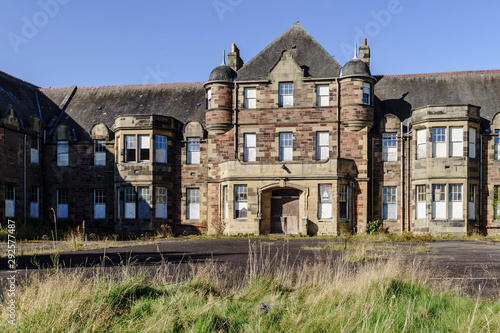 The Nurses Home at Bangour Village Hospital; Dechmont, near Livingston, Scotland.  The site has been unused since the last patients in 2004.