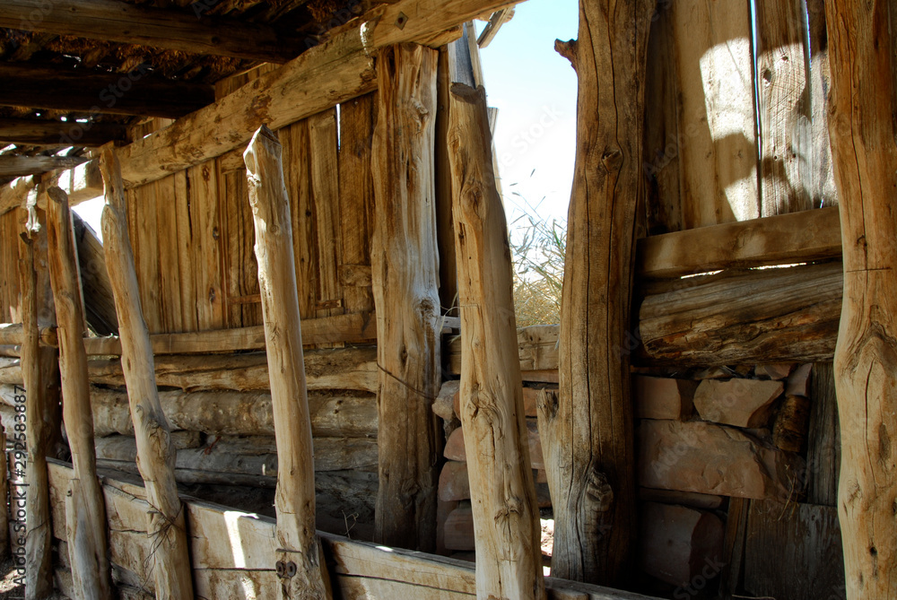 Ruins of an old abandoned ranch Ruins of an old abandoned ranch