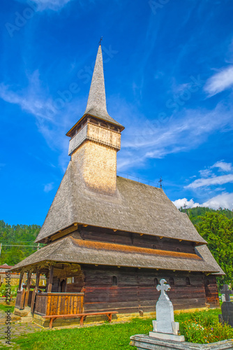 Historic wooden church in Romania