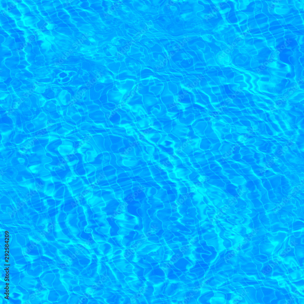 Seamless pool water background light blue