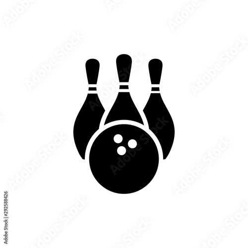 bowling and pin