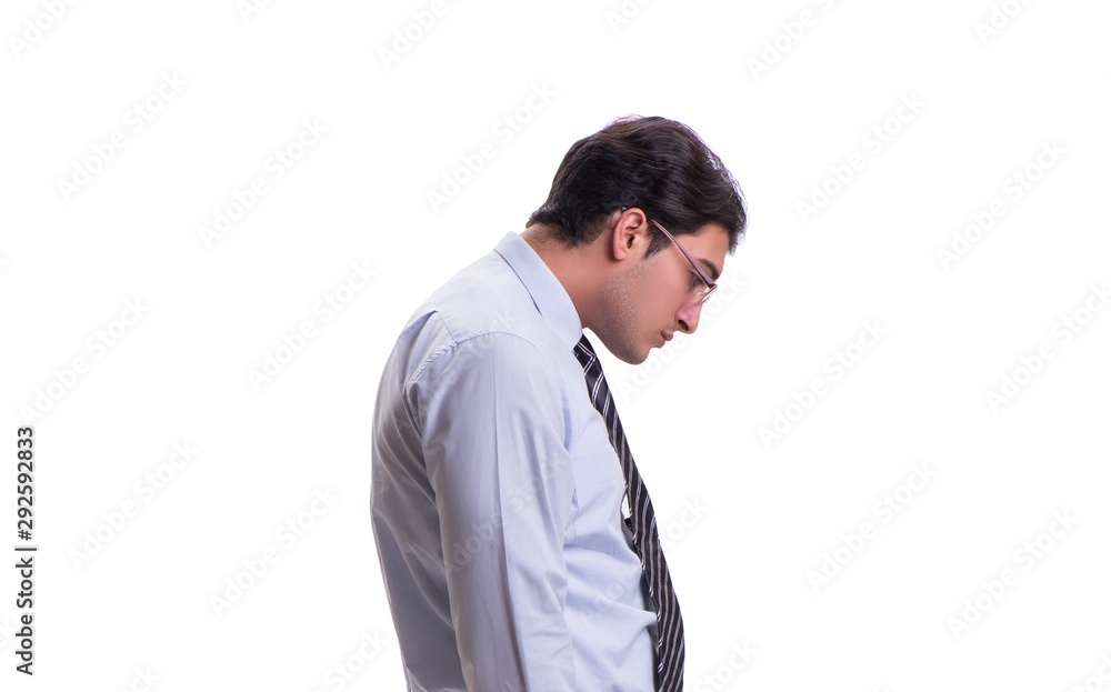 Businessman isolated on the white background Businessman isolated on the white background