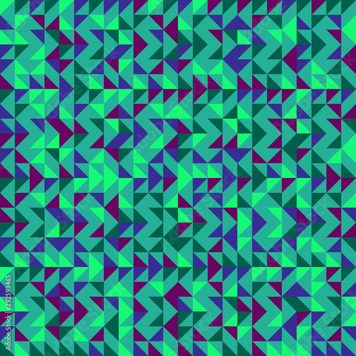 Seamless geometric pattern with triangles. Textile printing, fabric, package, cover, greeting cards.