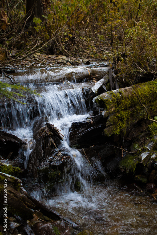 Waterfalls in the province of British Columbia