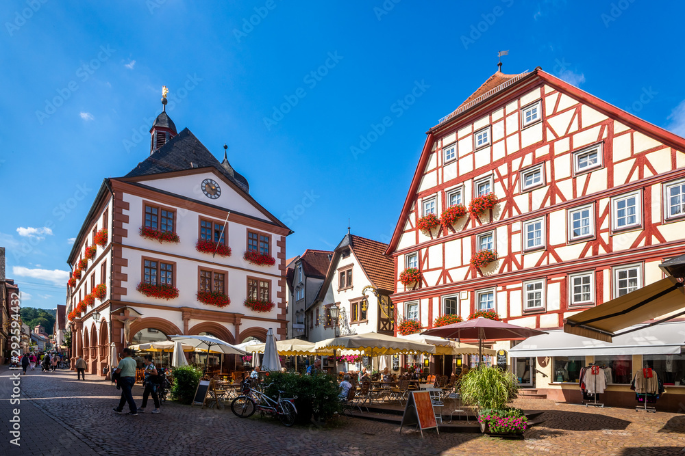 Altes Rathaus, Lohr am Main, Bayern, Deutschland 