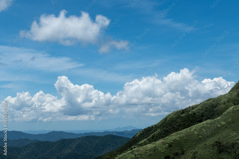 Mountain and sky