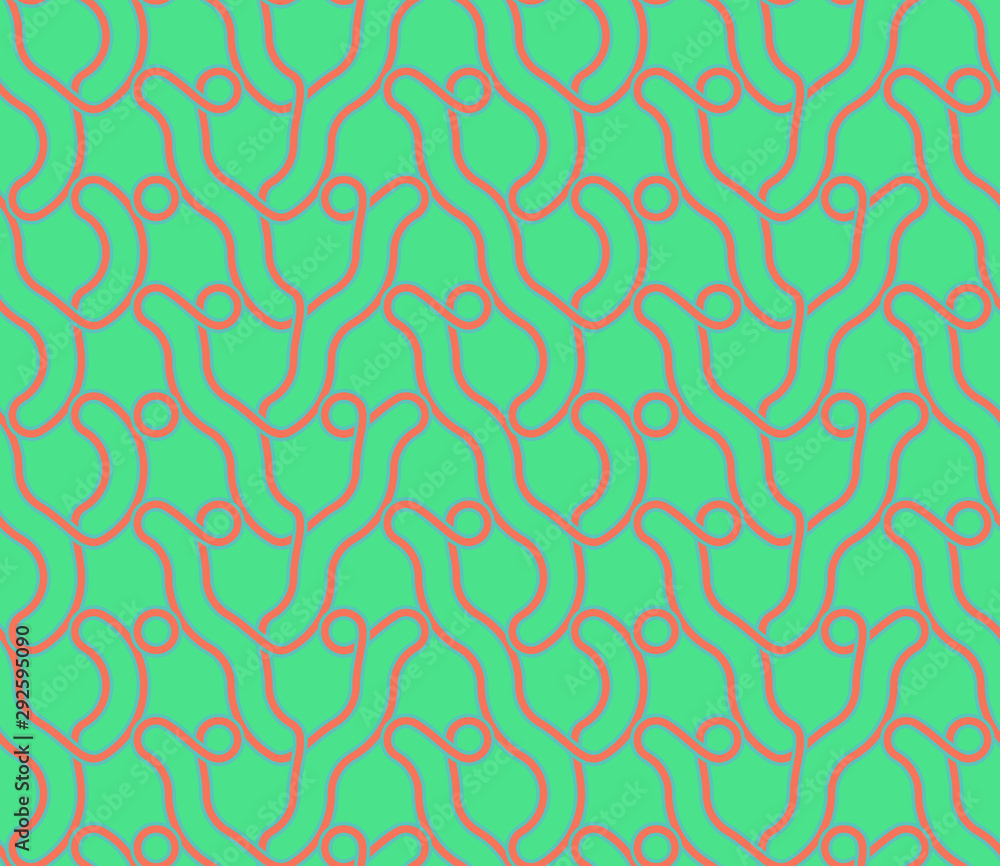 Colorful seamless pattern with knots. Celtic geometric background. Colorful seamless pattern with knots. Celtic geometric background.