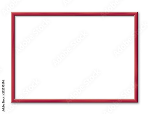 CADRE EN BOIS rouge_EPS10