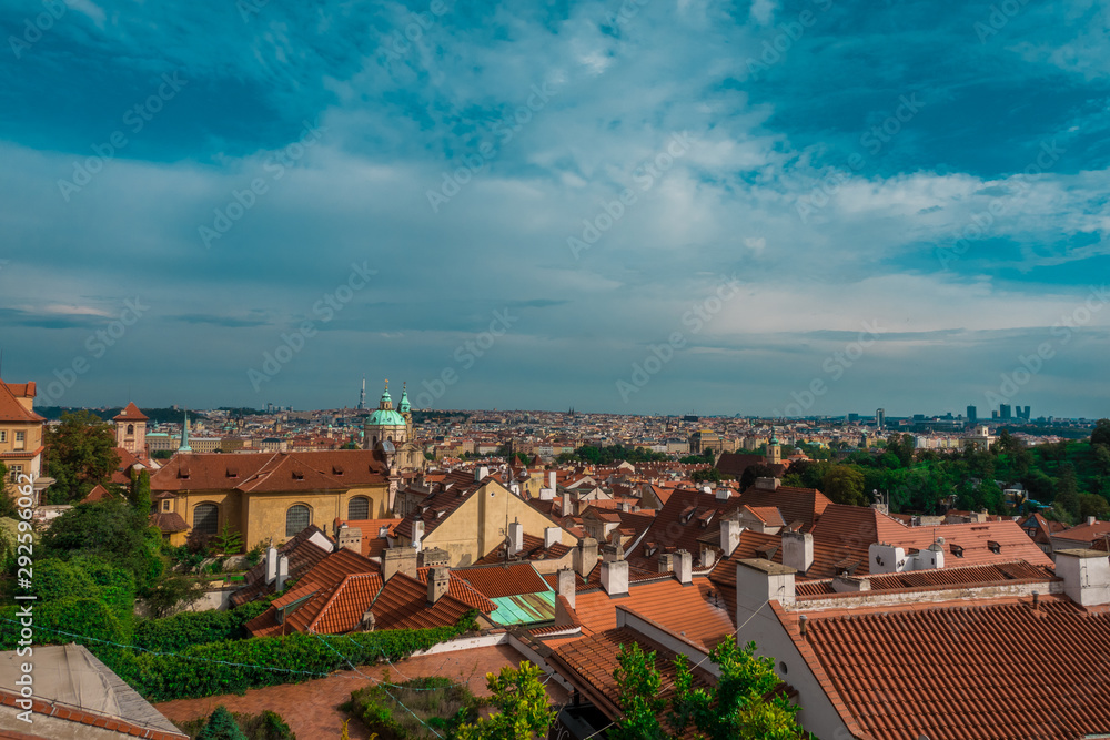 Cityscape of Prague, Czech Republic, Europe