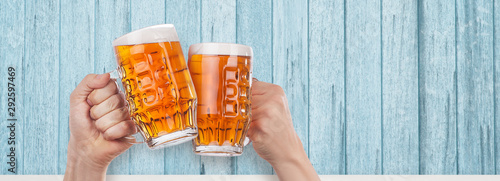 Obraz na plátně Oktoberfest Bier