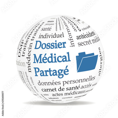 Logo dossier médical partagé.