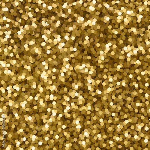 Seamless vector golden glitter texture. Sparkle Christmas golden background.