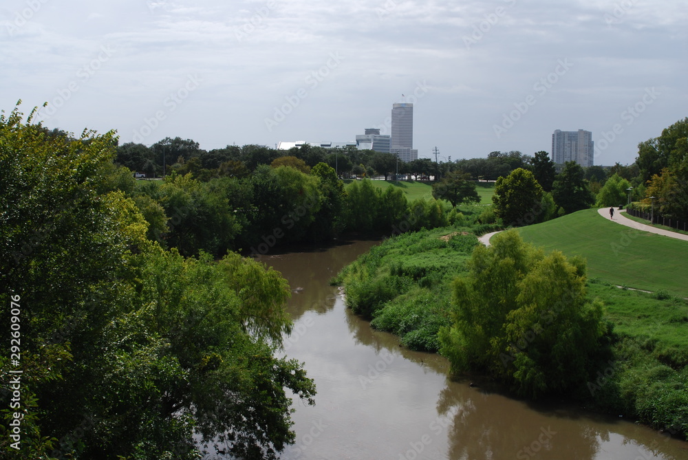 river in the city