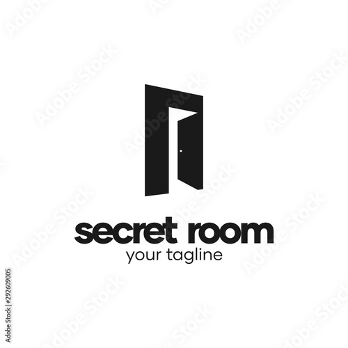 Secret Room Exit Game Logo Concept Design
