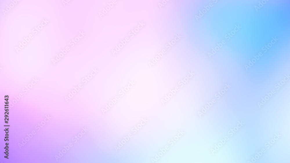 Fototapeta premium Pastel tone purple pink blue gradient defocused abstract photo smooth lines pantone color background